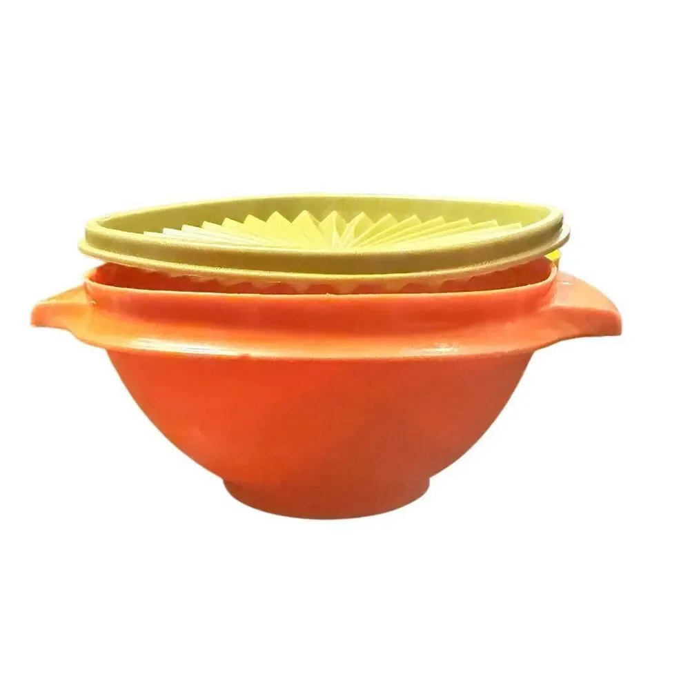 Tupperware Bowl Assortment 7 Vintage Pieces 1970’s Mid Century Modern